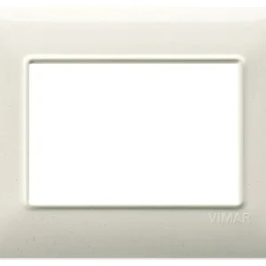 PLACCA VIMAR PLANA 3 MODULI BIANCO GRANITO 14653.06
