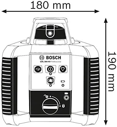 Professionnel Haute Précision Niveau Lazer GRL 300 HV BOSCH