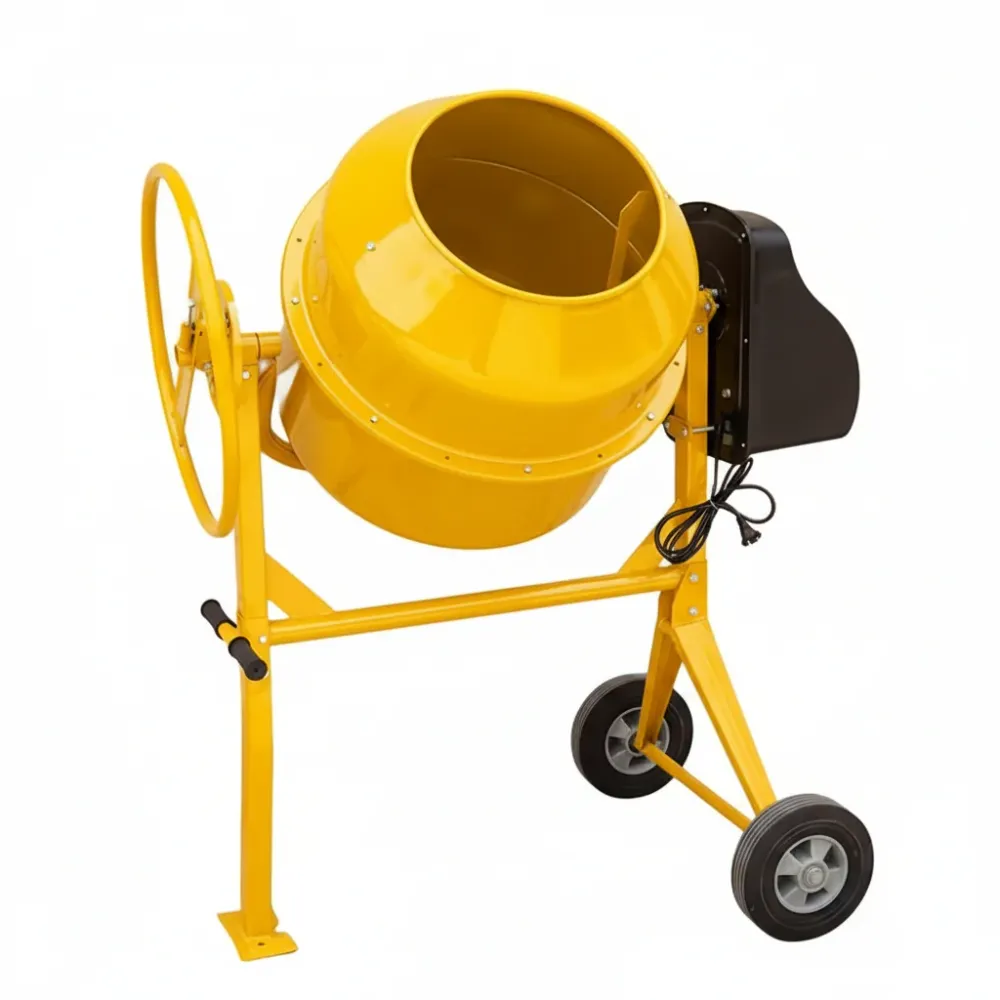 Puissant Bétonnière Électrique 250L HCM810 1100W - Professionnelle Acier