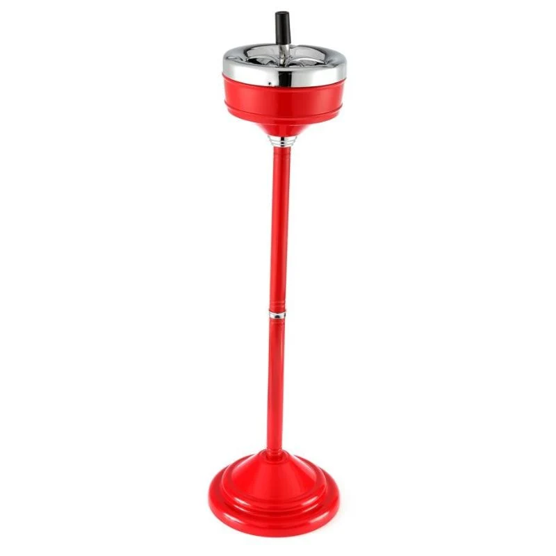 Cendrier sur Pied Poussoir Ajustable Marque Française
