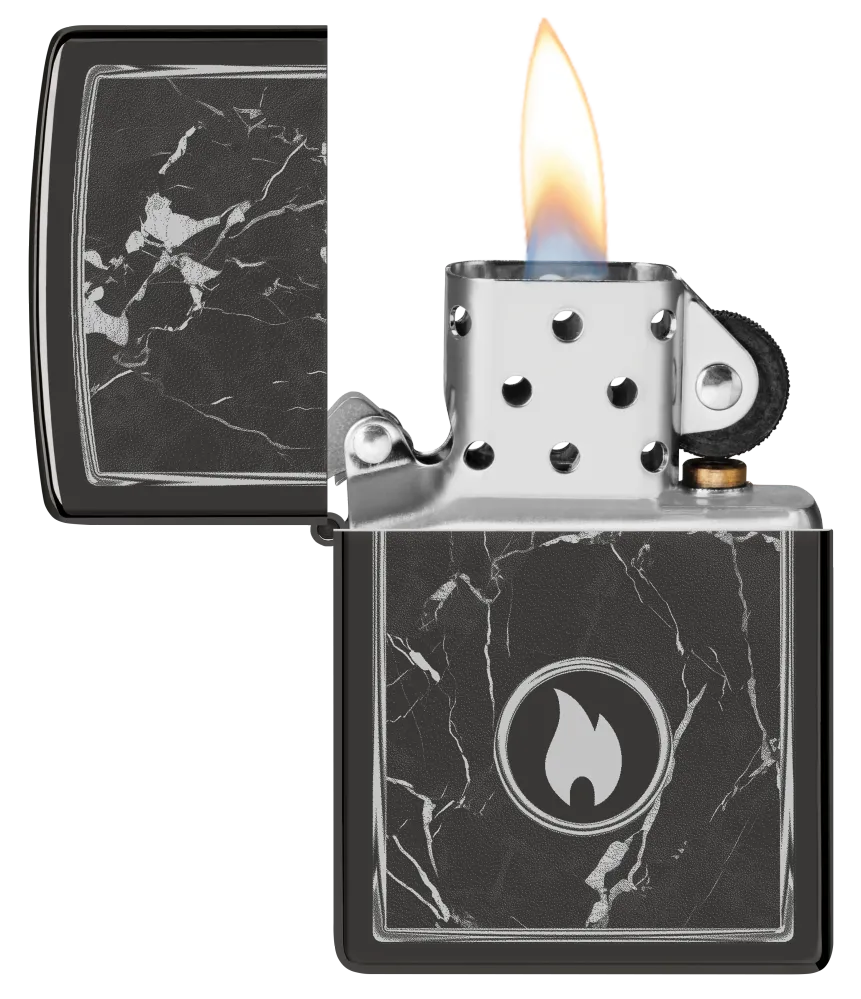Certifié CE Modèle Flamme et marbre