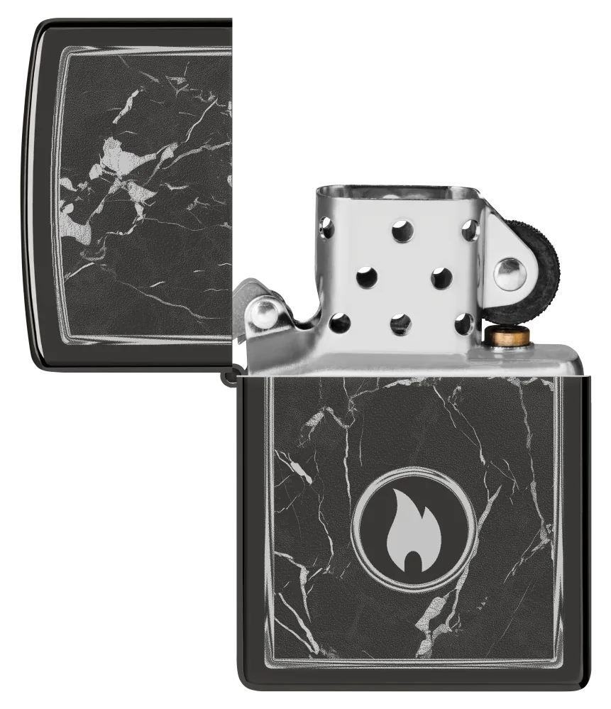 Certifié CE Modèle Flamme et marbre