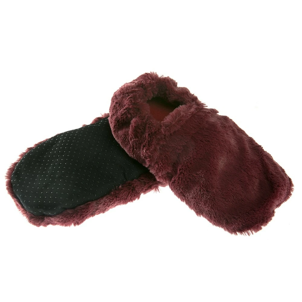 Chaussons bouillottes prune avec 32 Accessoires