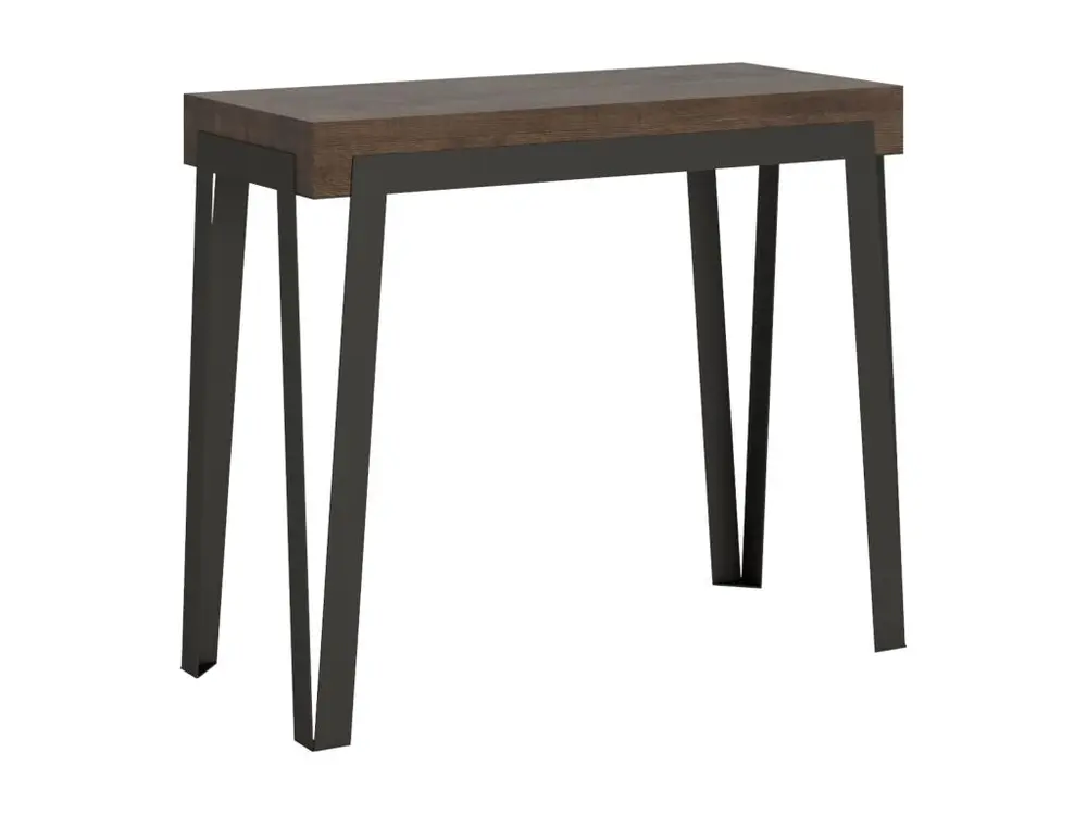 Console Rio Petit Noyer cadre Anthracite
