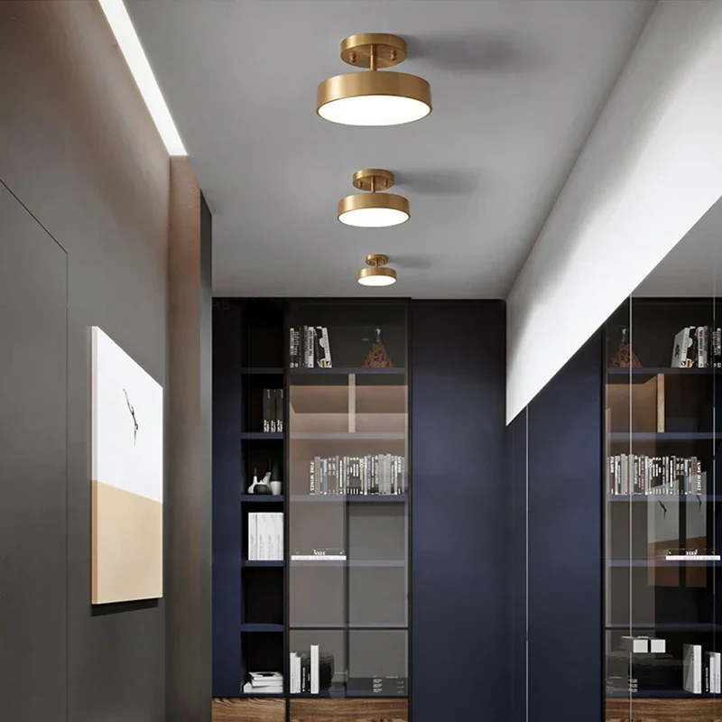 Lustre LED Cuivre Actuel
