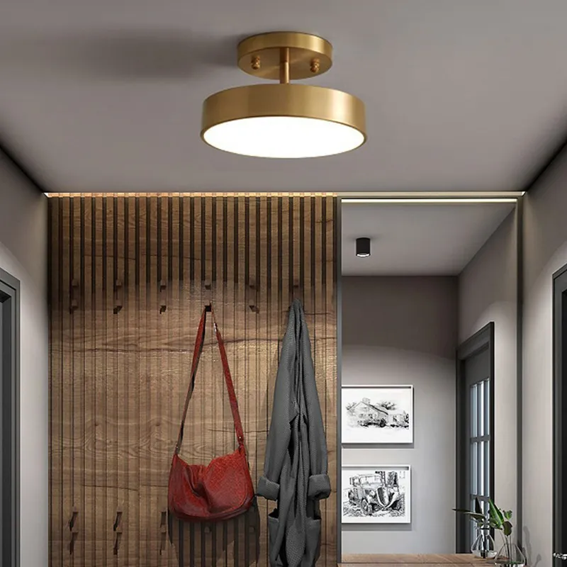 Lustre LED Cuivre Actuel