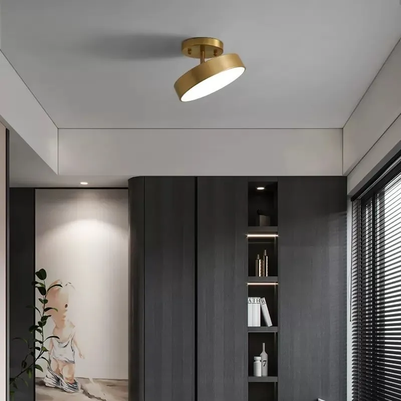 Lustre LED Cuivre Actuel