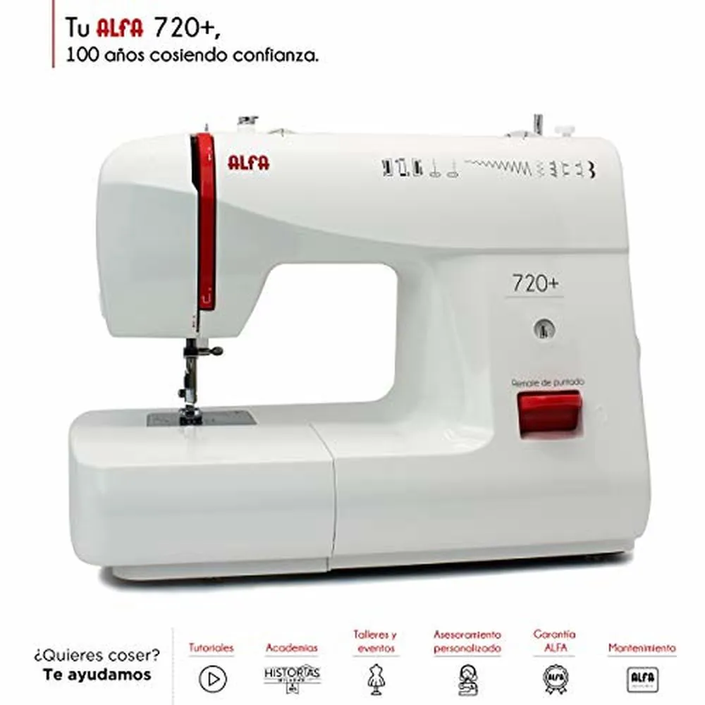 Machine à coudre Alfa 720+ 9 Sécurité Renforcée