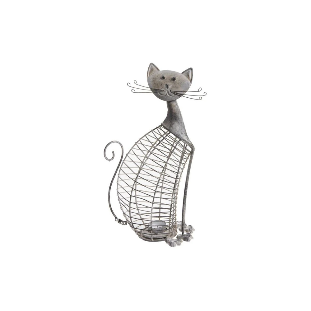 Photophore métal chat Diamètre 125mm