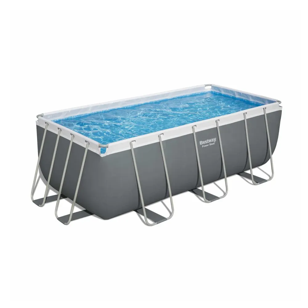 Piscina Elevada Retangular Power En acier Bestway 412x201x122cm