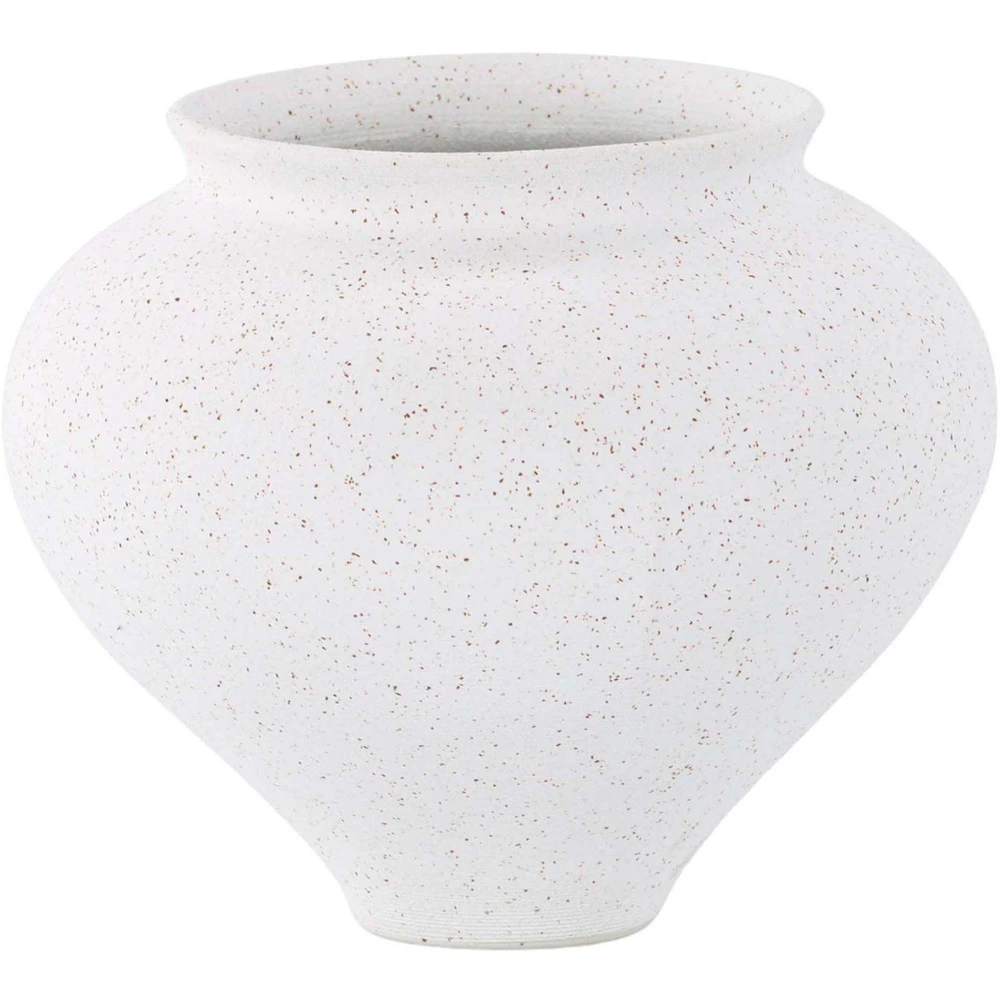 Robuste Vase en grès rellis 11x18 cm