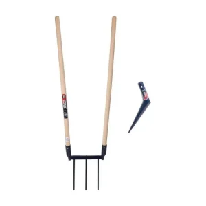 Set éco'biofourche 3 dents et plantoir Sécurité Renforcée