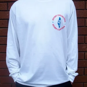 Story Collective Circle Long Sleeve Tee White Xl