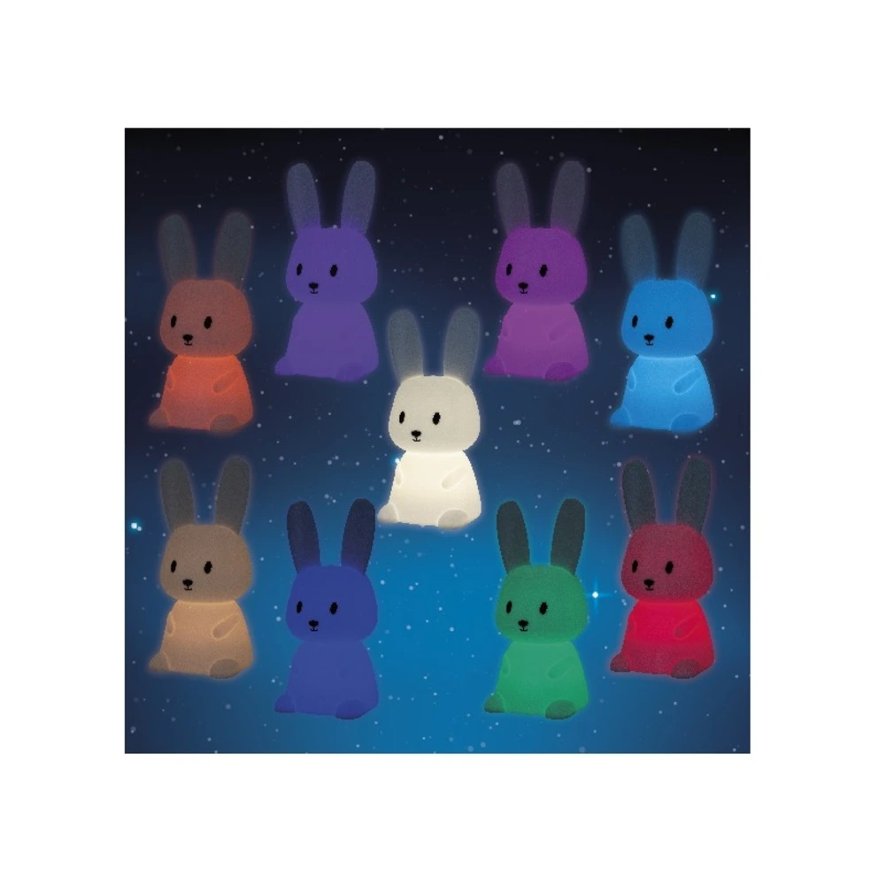 Veilleuse portatif bunny avec Fonction LED