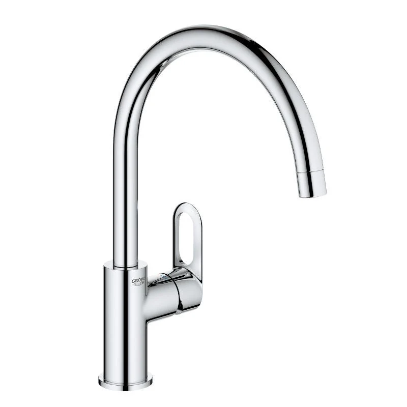 Mitigeur évier - bec haut GROHE QuickFix - START LOOP Chargeur inclus