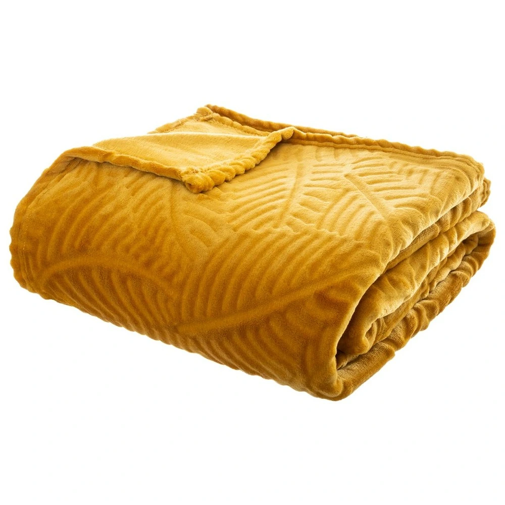 Couteau à enduire Plaid flan 3d feuille ocre