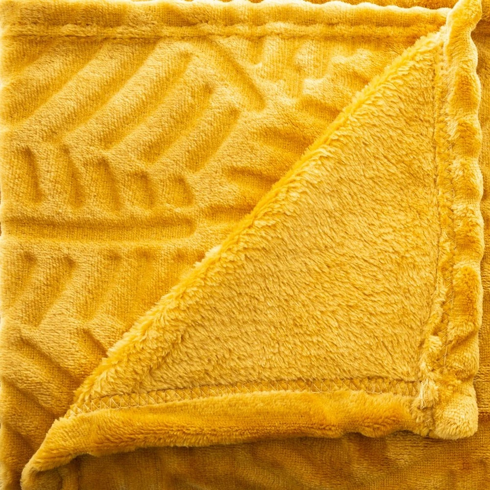 Couteau à enduire Plaid flan 3d feuille ocre