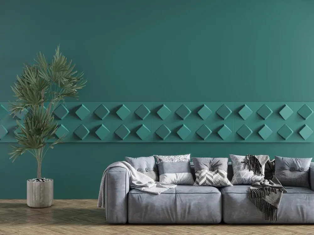 Professionnel Haute Adhérence Panneau mural 3D à peindre pack de 3m² lot de 12 pièces MALTON