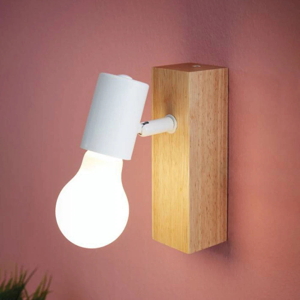 Règle à couper Applique Townshend 3 en bois, blanche