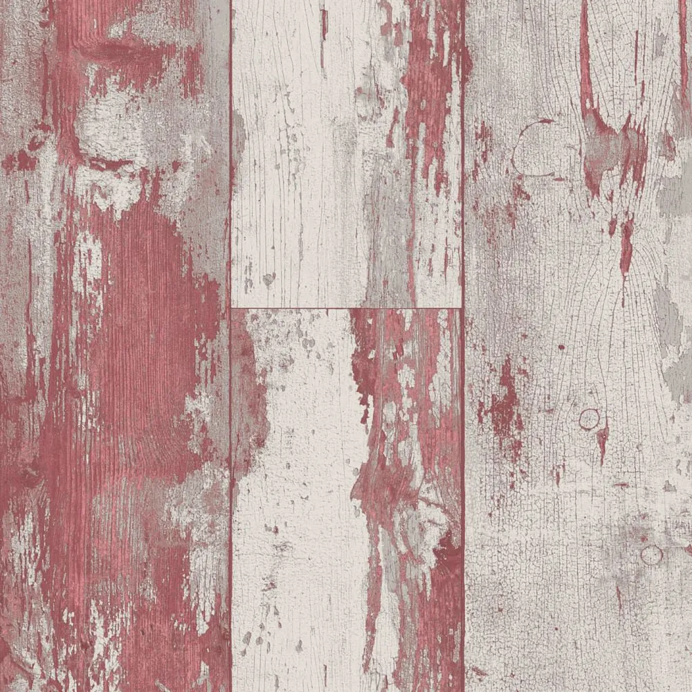 DUTCH WALLCOVERINGS Papier peint Bois Rouge et sable
