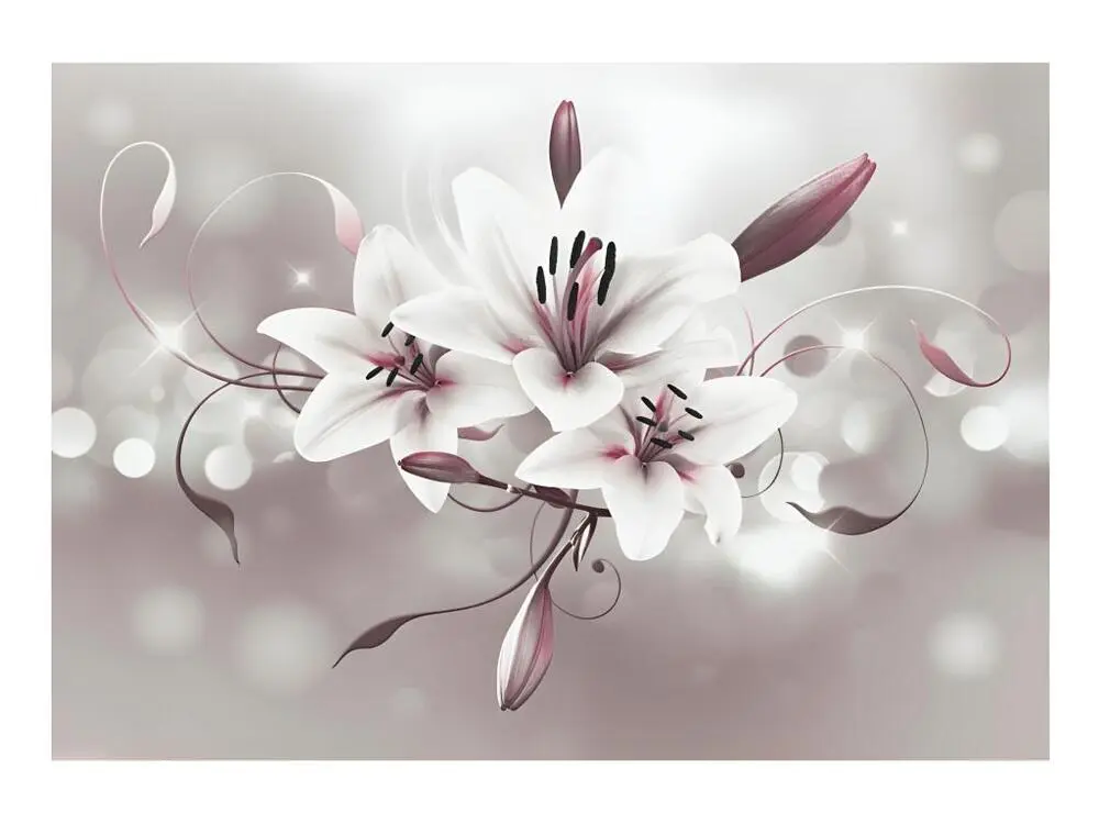 Papier peint intissé Fleurs Favourite Kings : Taille - 250 x 175 cm
