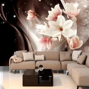 Papier peint intissé Fleurs Magic Night : Taille - 150 x 105 cm