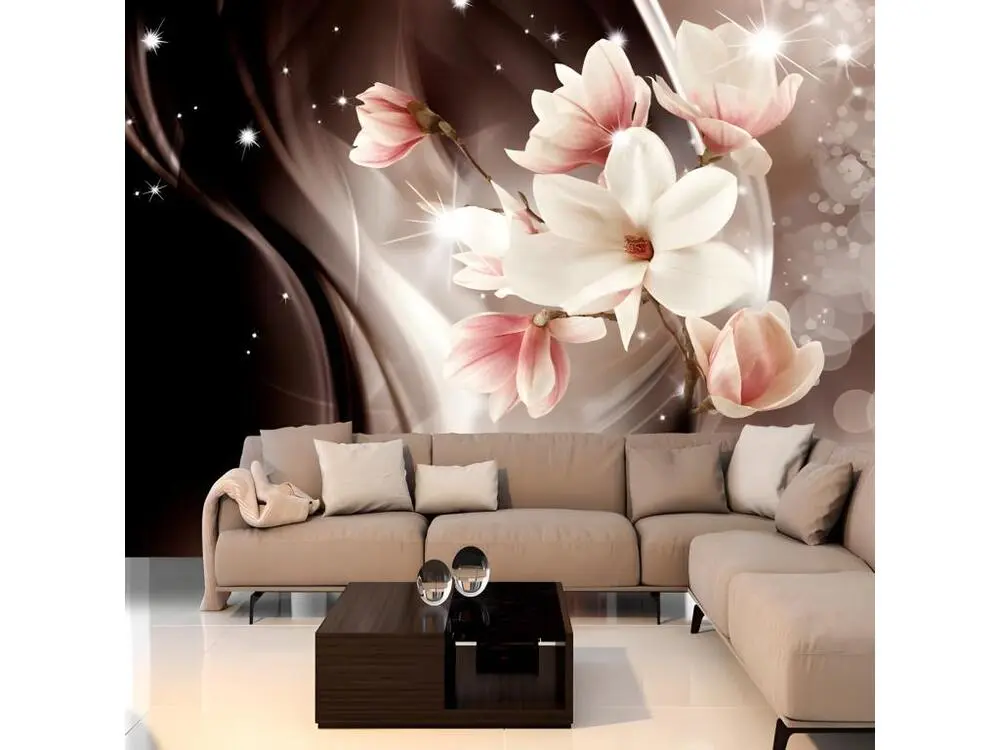 Papier peint intissé Fleurs Magic Night : Taille - 150 x 105 cm