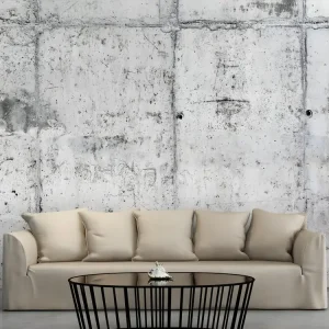 Papier peint intissé Fonds et Dessins Concrete Wall : Taille - 100 x 70 cm lavable et résistant