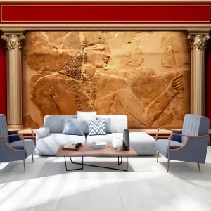 Papier peint intissé Fonds et Dessins Egyptian Walls : Taille - 150 x 105 cm avec lame rotative