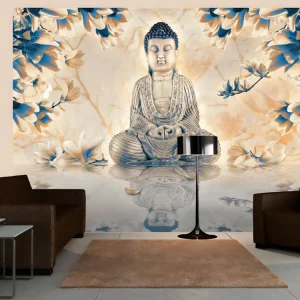 Papier peint intissé Orient Buddha prosperity : Taille - 300 x 231 cm