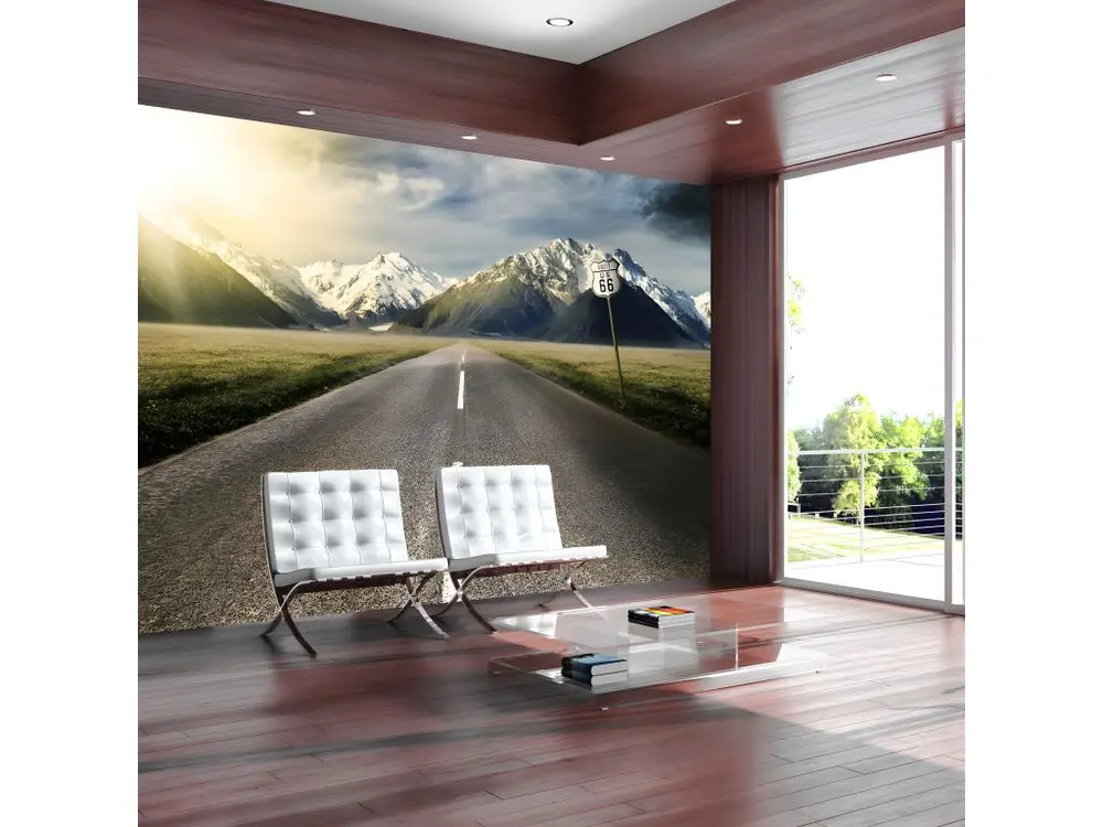 Papier peint intissé Paysages étendu road : Taille - 250 x 175 cm