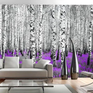 Papier peint intissé Paysages Violet asylum : Taille - 300 x 210 cm
