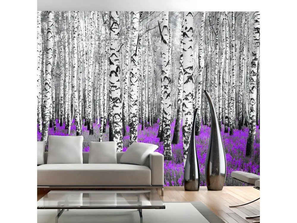 Papier peint intissé Paysages Violet asylum : Taille - 300 x 210 cm