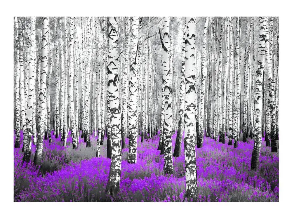 Papier peint intissé Paysages Violet asylum : Taille - 300 x 210 cm