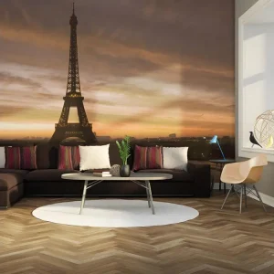 Papier peint intissé Ville et Architecture Tour Eiffel à l'aube : Taille - 250 x 193 cm | Livraison Rapide