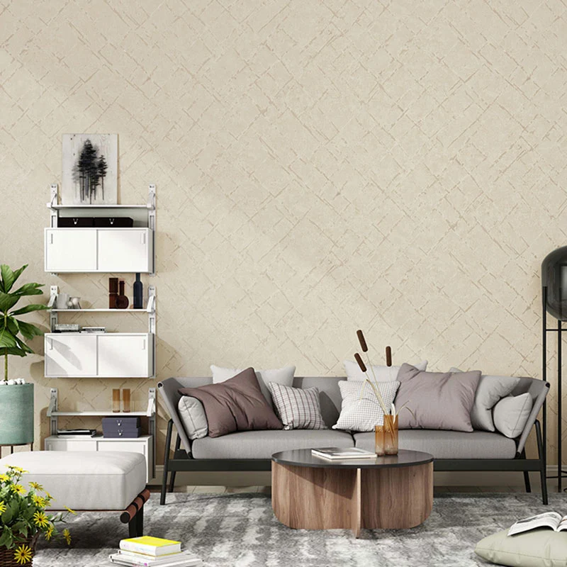 Papier peint texturé résistant à l'eau, 20,5 pouces x 33 pieds, décoration murale contemporaine pour salle à manger | Livr...