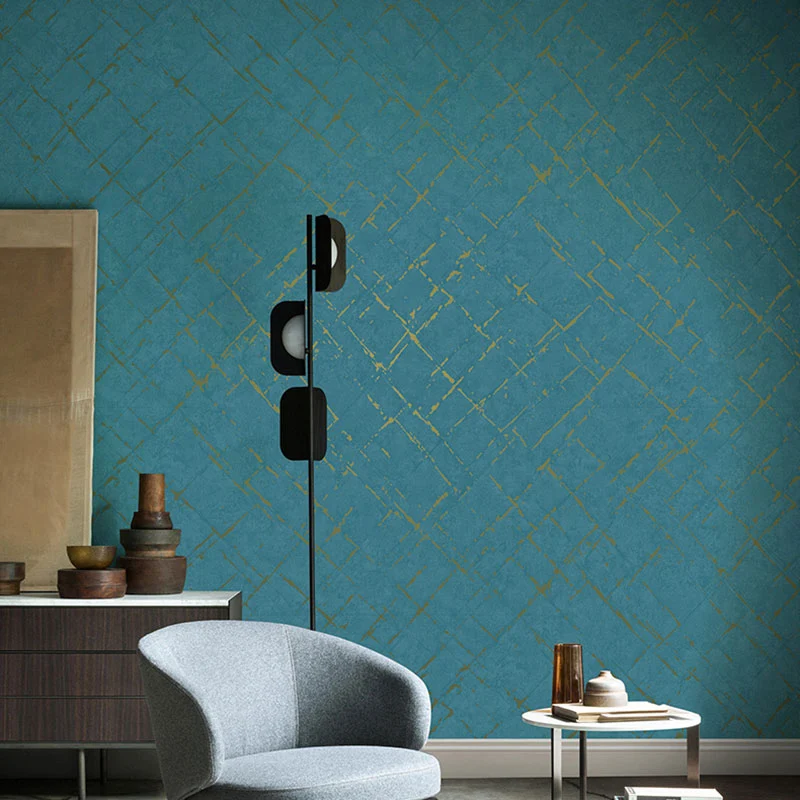 Papier peint texturé résistant à l'eau, 20,5 pouces x 33 pieds, décoration murale contemporaine pour salle à manger | Livr...