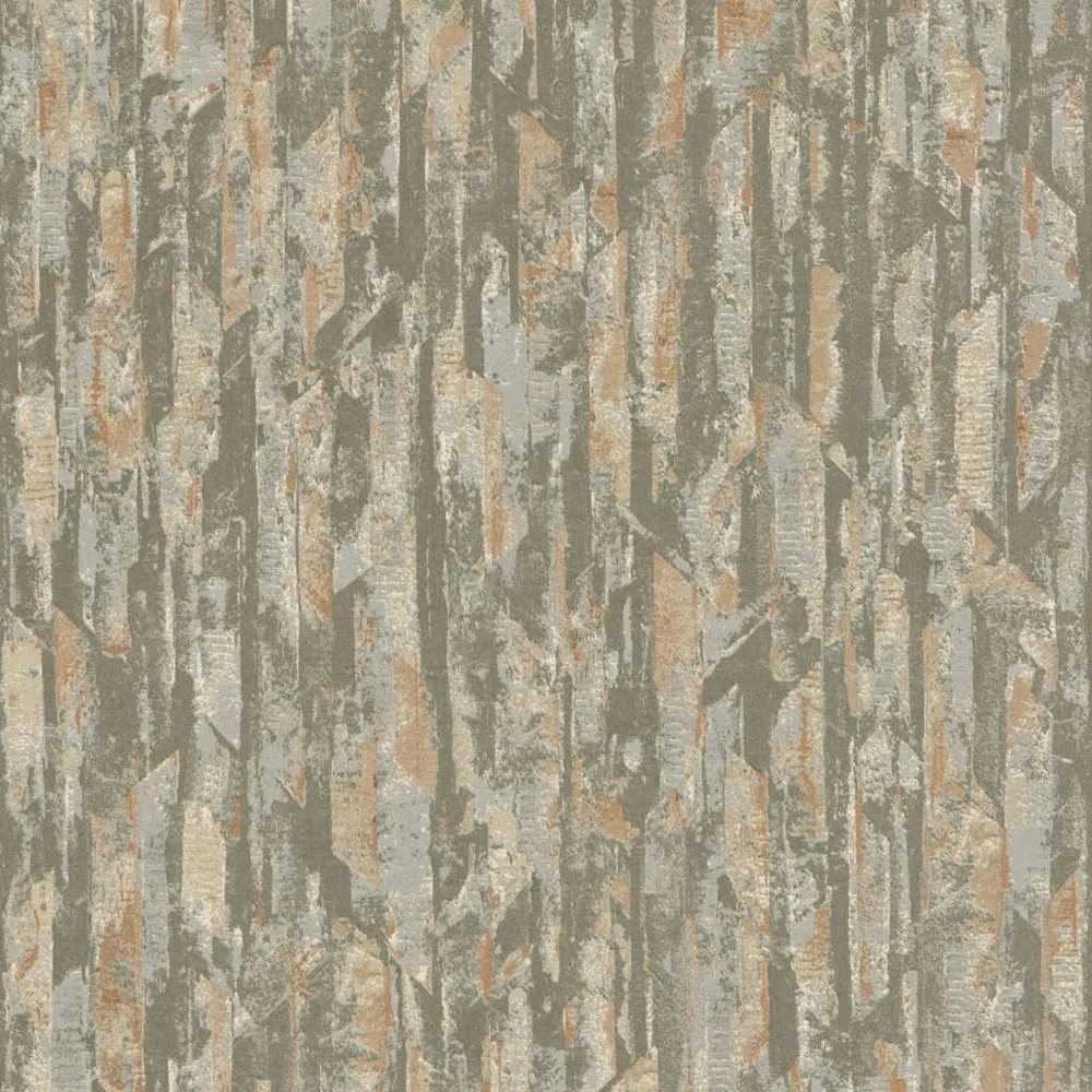 Premium Anti-Humidité DUTCH WALLCOVERINGS Papier peint Phoenix Vert et chamois
