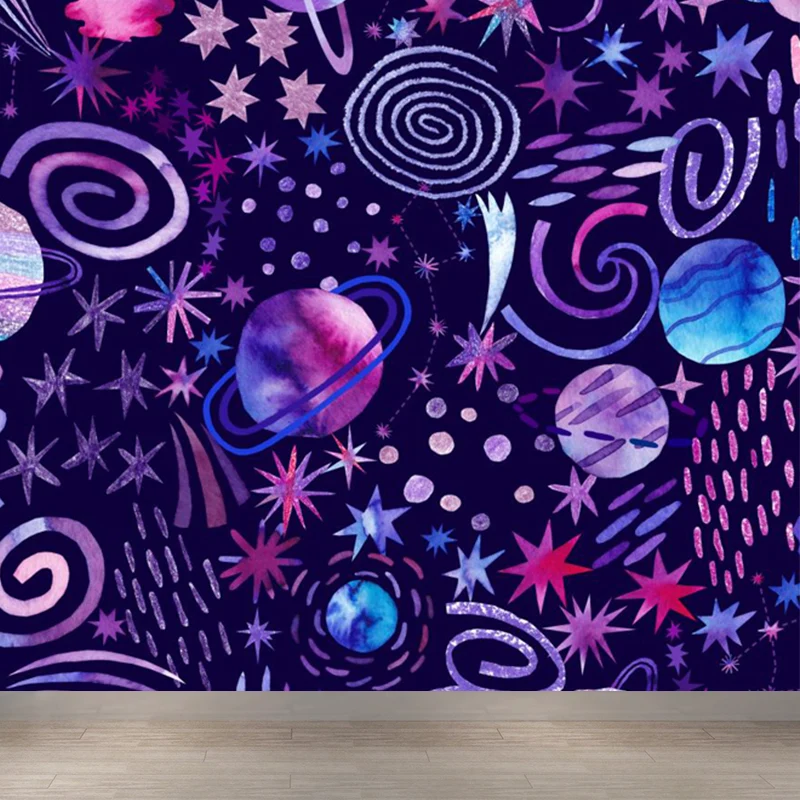 Premium Anti-Humidité Immense papier peint mural de l'espace extra-atmosphérique, revêtement mural de l'univers créatif de...