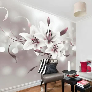 Rouleau à encoller Papier peint intissé Fleurs Favourite Kings : Taille - 200 x 140 cm
