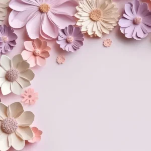 Toile de fond Maternité Séance Mur Fleurs en Papier Rose BRP12-35 colle prête à l'emploi