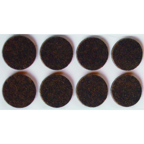 Patin glisseur à coller de meuble - D22 mm - sachet de 30 - PRUNIER pour rangement modulable