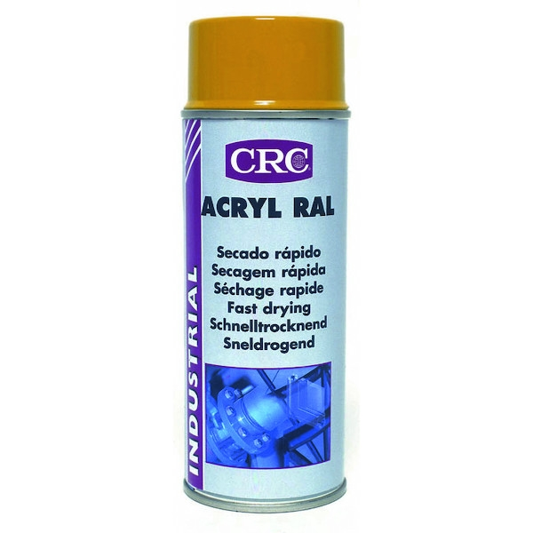 Peinture en érosol ACRYL RAL - vert émeraude RAL 6001 - brillant - 400 mL - CRC lavable et résistante
