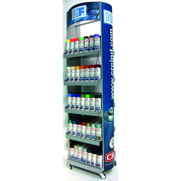 Peinture en érosol ACRYL RAL - vert émeraude RAL 6001 - brillant - 400 mL - CRC lavable et résistante