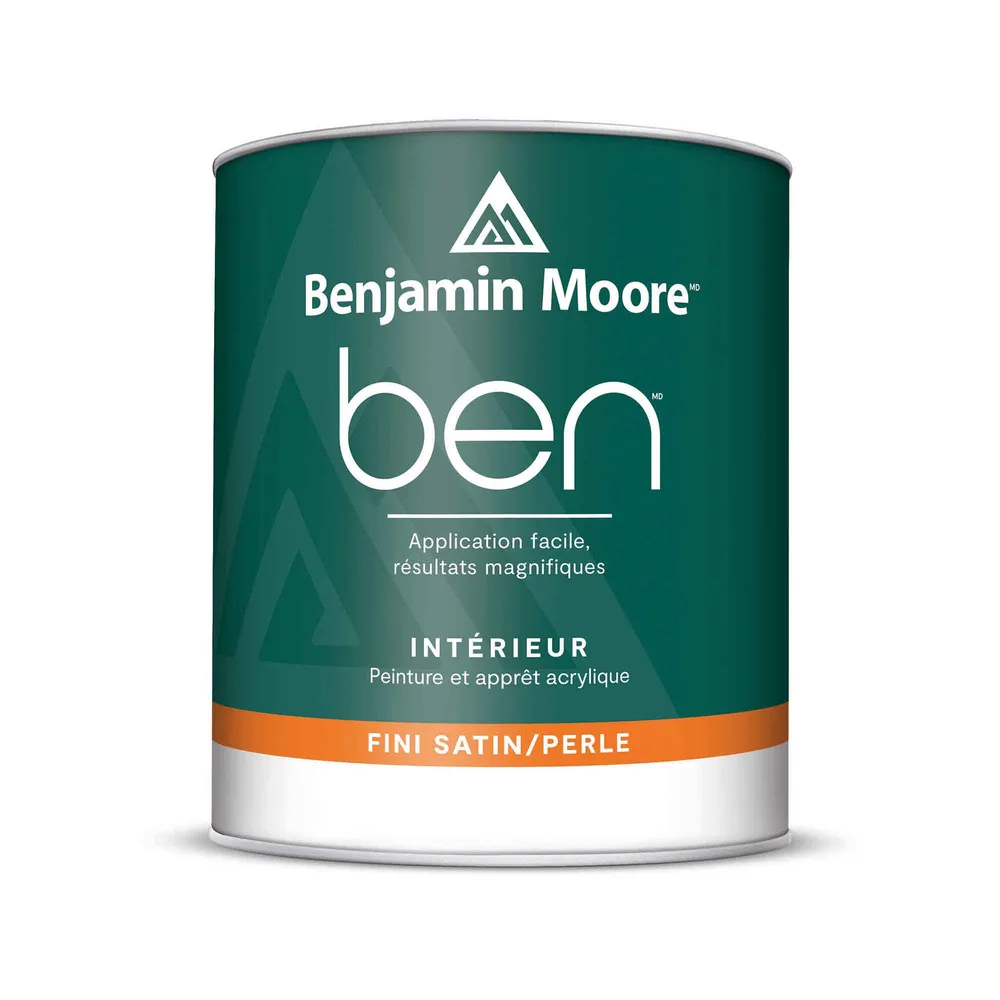 Professionnel Haute Couvrance Peinture et apprêt d’intérieur Ben satin / perle base 4, 946 ml