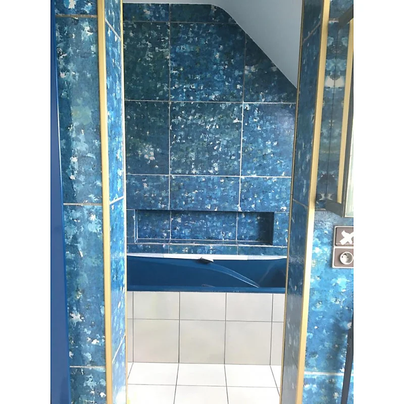 Peinture carrelage, résine époxy sol et mur carrelés, douche, lavabo, baignoire, meuble PROCOM-1kg-Blanc