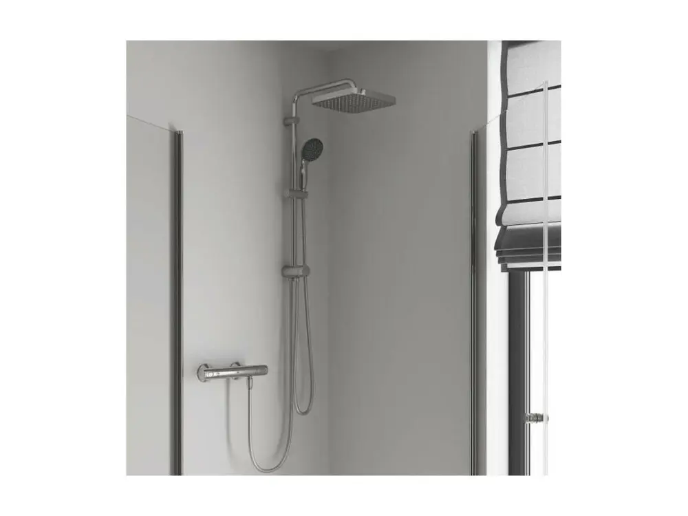 Colonne bain douche sans mitigeur GROHE Vitalio Start System avec inverseur manuel 250
