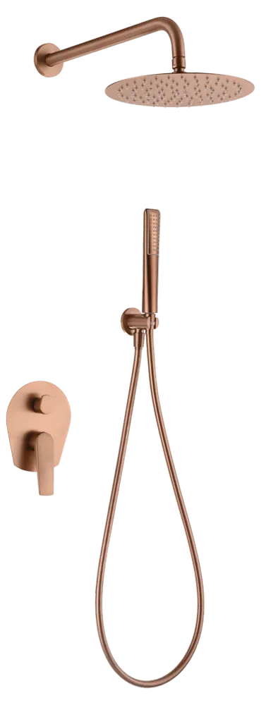 Colonne de douche encastré mécanique série Delos