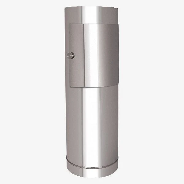 Colonne à insert autoportante HKW FUSION (module d'extrémité) - acier inoxydable Ø 250 mm 9070 obtenir à bas prix