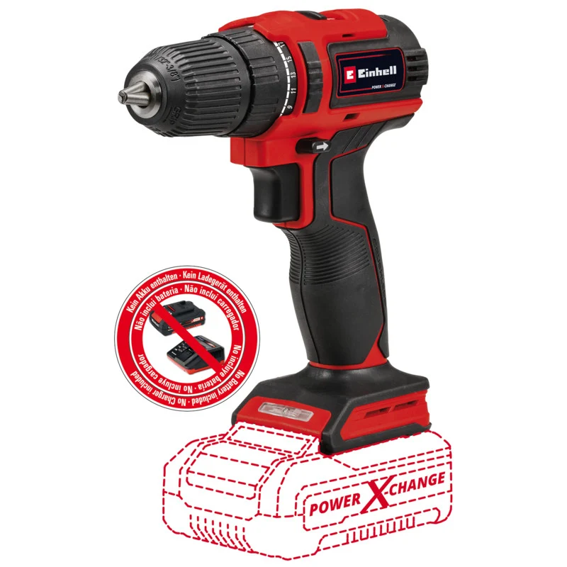Perceuse Visseuse sans fil 18V 40Nm EINHELL TE-CD 18/40 Li BL Solo Power X-Change (vendu sans batterie)